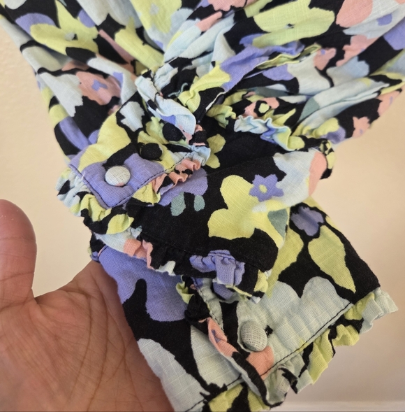 Free People Arianna Printed Cropped Top Size Medium - Picture 3 of 6